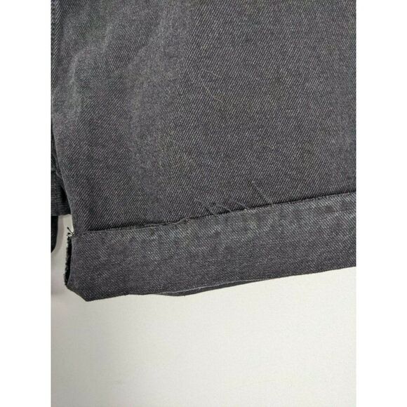 Pretty little thing black denim shorts jean short size 12 US uk 16 NWT - Picture 5 of 8